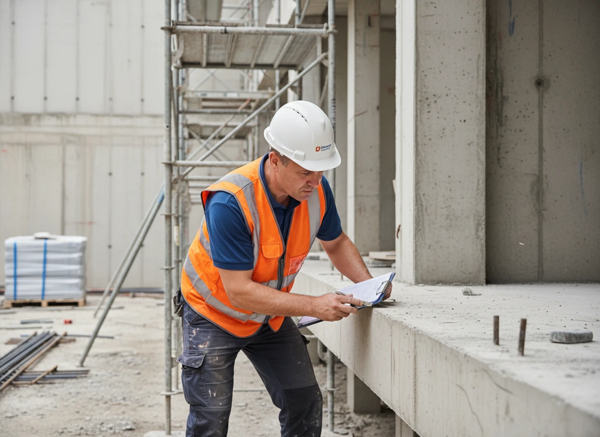 Ispettore organismo di controllo accreditato verifica strutturale cantiere edile